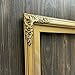 32,43,50,55 Inch TV frame for Samsung The Frame TV. ANTIQUE GOLD FINISH (not for use with other models) Handmade wood ornate TV Frame (50 INCH SAMSUNG THE FRAME)