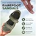 Hike Footwear HF Baresandals III – Outdoor & Lightweight Barefoot Sandals for natural foot movement, Adjustable Fit Unisex With Zero Drop Flexible Sole