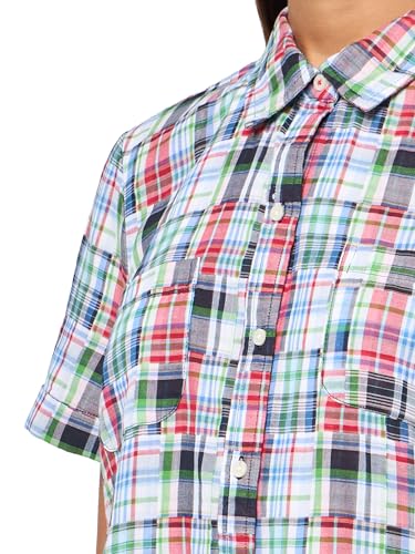 Image of Nautica Women's Button Front Short Sleeve Camp Shirt