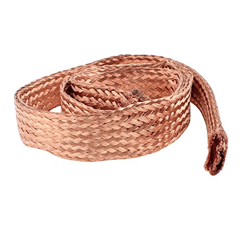 Aexit 50 Square Parts & Accessories Millimeter Thickness 1M Length Electrial Flat Bare Braided Desoldering Pumps Copper Wire