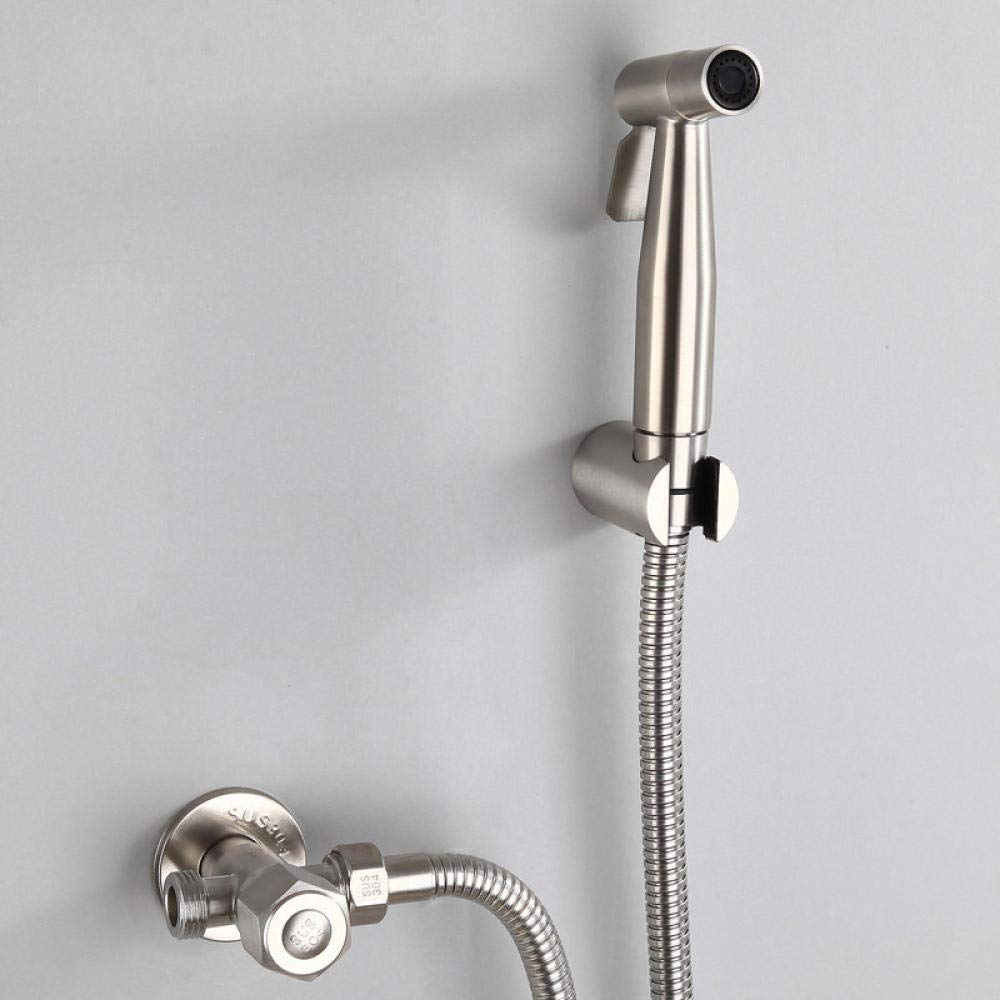 WEI-LUONGToilet Handheld Showers Muslim Cloth Diaper Sprayer for Rear Washing - 304 Stainless Steel Bidet Spray Gun Set Bidet Spray Head Bathroom Set Bidet Toilet Companion Sprayer