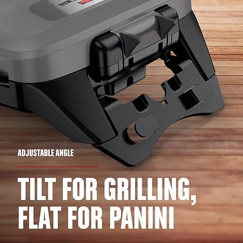 George Foreman Rapid Series 4-Serving Indoor Grill and Panini Press - Silver - Thumbnail 7