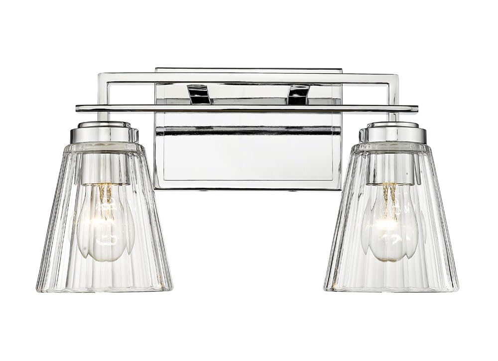 Z-Lite 823-2V-CH Lyna Vanity, 2-Light 200 Total Watts