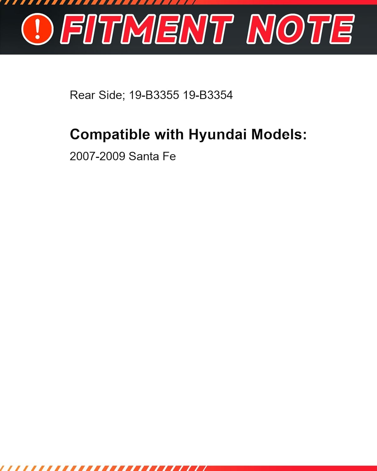 Rear Dics Brake Caliper Assembly with Bracket Compatible with Hyundai Santa Fe 2007 2008 2009 | Rear Brake Caliper Driver and Passenger Side | Brake Calipers for 19-B3355 & 19-B3354