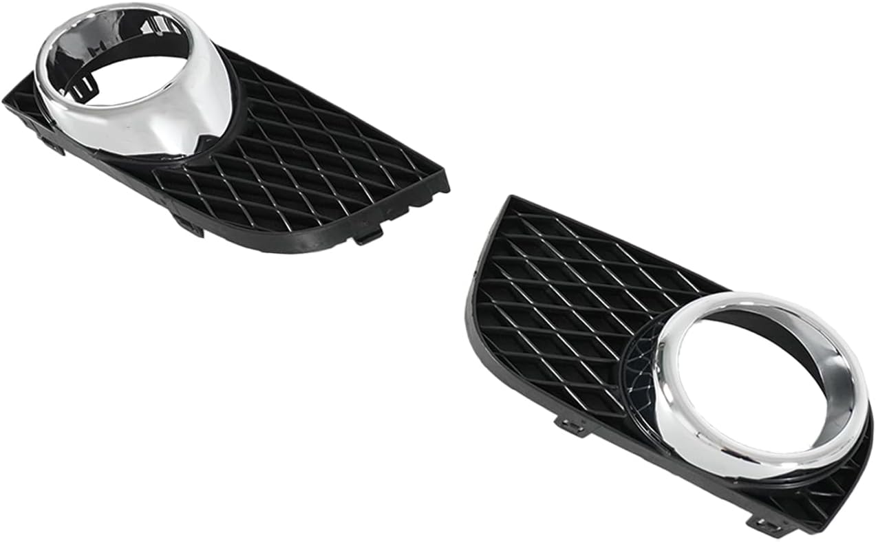 A Pair Fog Light Cover For Infiniti G25 G37 Q40 10-15 Sedan 4 Door Front bumper Fog Trim OE Replacement 62257-1NH0A, 62256-1NH0A Textured Black