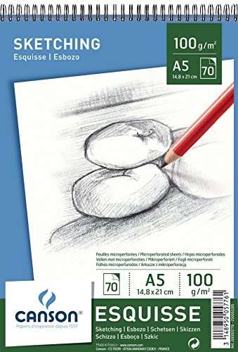Canson 200005776 70Fogli Carta Da Disegno