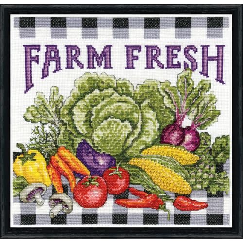 Image of DesignWorks Ink Farm Fresh Counted Cross Stitch Kit