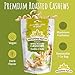 Sunshine Nut Company Whole Roasted Lightly Salted Cashews, Handful of Herbs Flavor, Single 7 oz. Bag, Gluten Free, Peanut Free and Vegan Individual Snack Packs for Kids and Adults, GMO Free