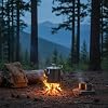 Aymzbd Outdoor Cooking Container Stainless Steel Camp Kettle Hanging Pot Portable Outdoor Cookware Innovative Bail Handle Suitable for Backpacking Camping Hiking Picnic, 3L #4