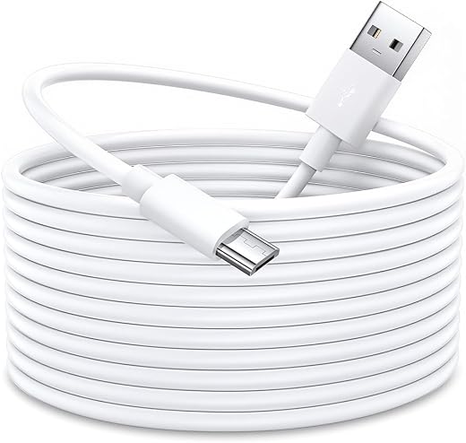 Verilux® 19.6Ft/6M Micro USB Extension Cable Long Extension Cable for Security Camera Extension Charging CableExtension Ca...