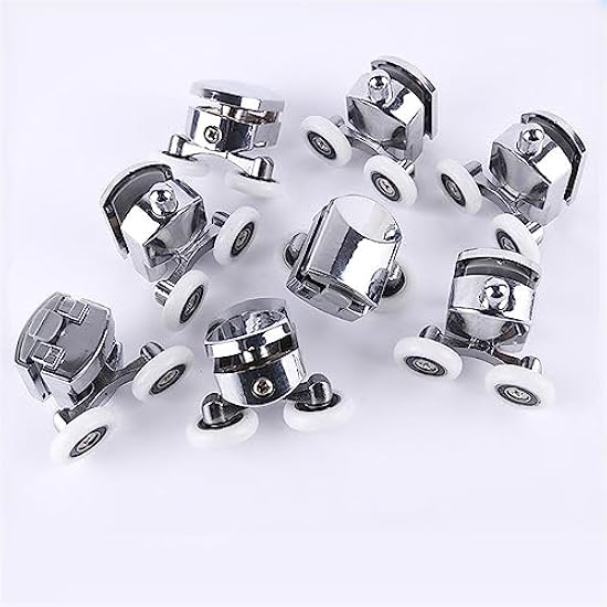 2 Pomelli Per Porta Doccia In Vetro - Maniglie Alluminio Nero, Per Spessori 8-16 Mm