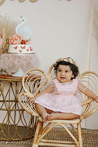 Handmade Sustainable Rattan Kids Baby Nursery Flower Chair #TOP2