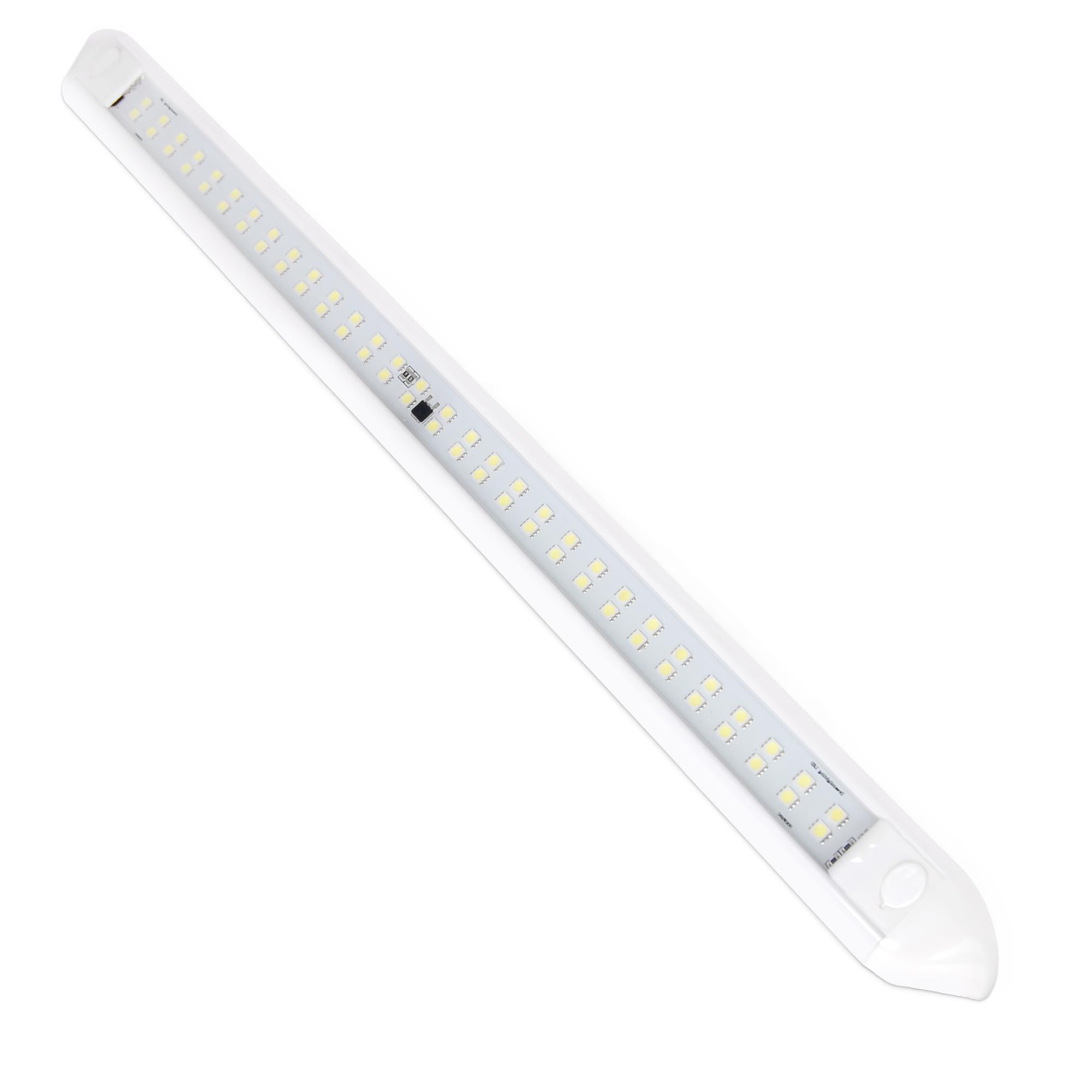 D-lite Luce LED Esterna per Camper, Barra LED 12v 55CM in Alluminio | Luce Bianca 6000K, IP66 Impermeabile, Bianca, Illuminazione LED per Veranda Tendalino Furgone, Montaggio a Parete