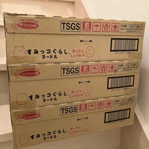 すみっこぐらしヌードル 55g×12食入りを3ケース 計36食