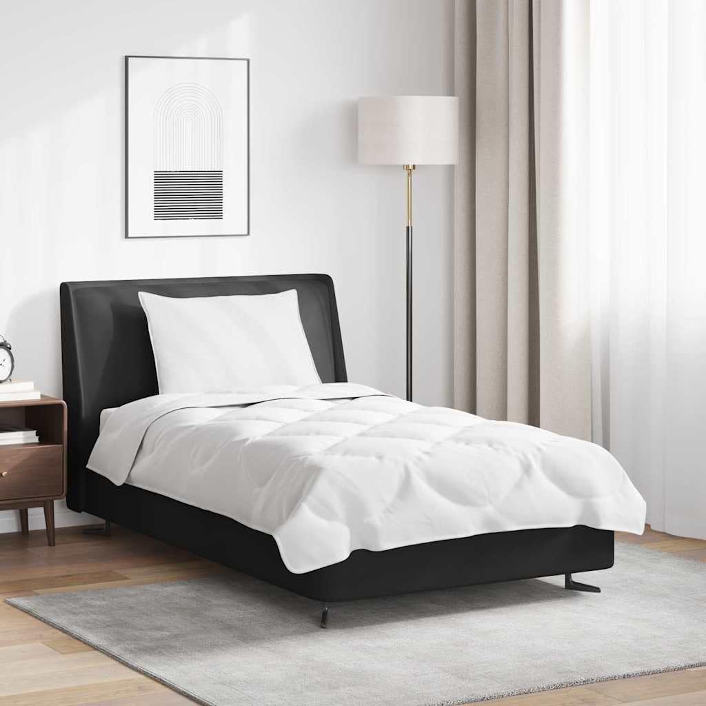 Generico Set di Piumoni con Cuscino 2 PCS Bianco Microfibra,Biancheria,Lenzuola e Coperte,Trapunte e piumini-3376803