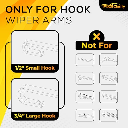Pixel Clarity PX-U26-18 Silicone Wiper Blades 26 And 18 Replacement thumb #4