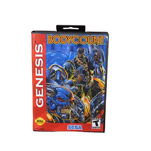 Body Count (unveröffentlicht In Den USA) 16 Bit MD Spiel & Hülle Für