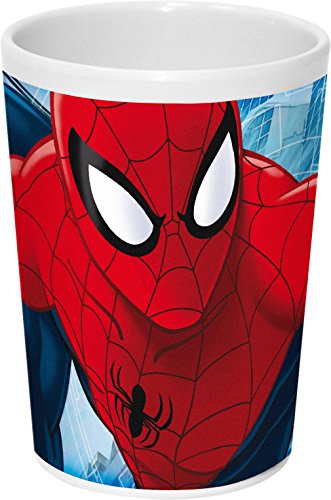 Joy Toy 747398 Mélamine Tasse Spiderman 230 ML, Multicolore, 6 cm