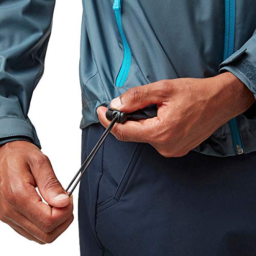 Image of Helly-Hansen mens Crew Midlayer Fleece Lined Waterproof Windproof Rain Jacket