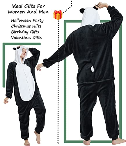 Très Chic Mailanda Panda Cosplay Pajamas Adult Unisex Onesies Animal Sleepwear Halloween Costume #TOP4