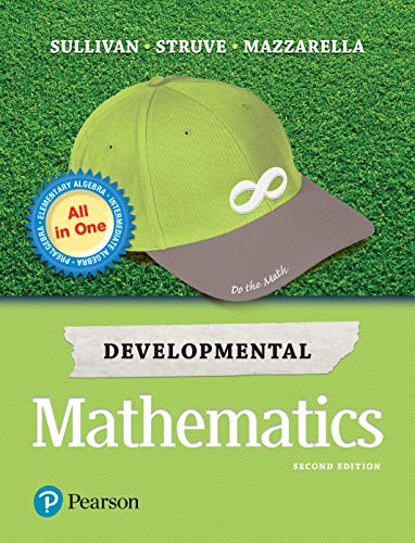 Developmental Mathematics: Prealgebra, Elementary Algebra, and ...