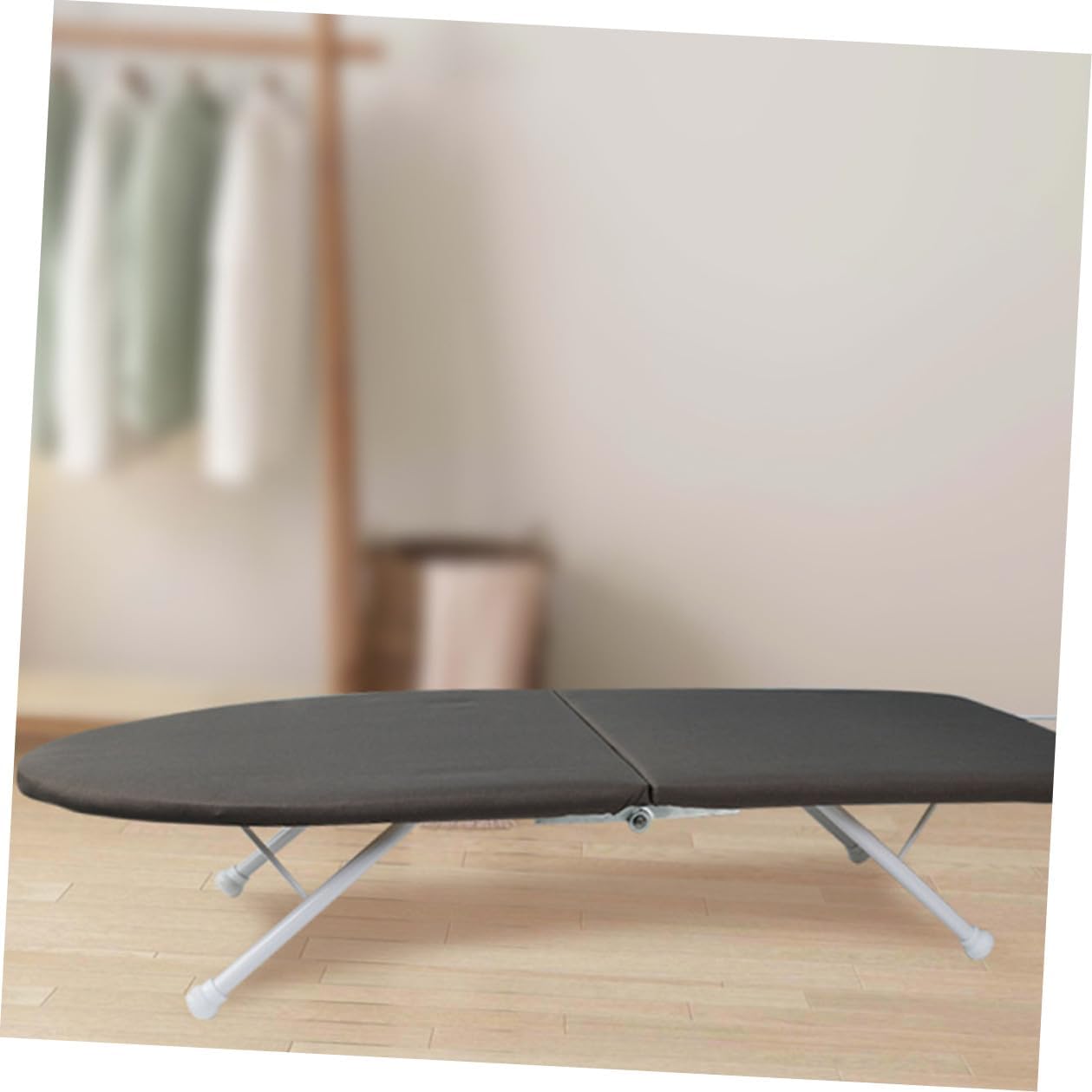 BESPORTBLE Tabletop Ironing Board Small Foldable Ironing Rack with Heat-Resistant Pad Portable for Home and Dorm Use