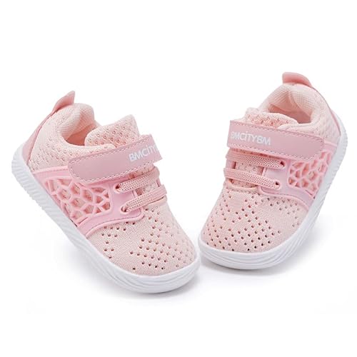 Bmcitybm W21FW024-PINK-130 Baby Shoes Boys Girls Mesh Sneakers Infant Breathable Walking Shoes Lightweight Non-Slip First Walkers 6 9 12 18 24 Months Pink Size 12-18 Months Infant thumb #4