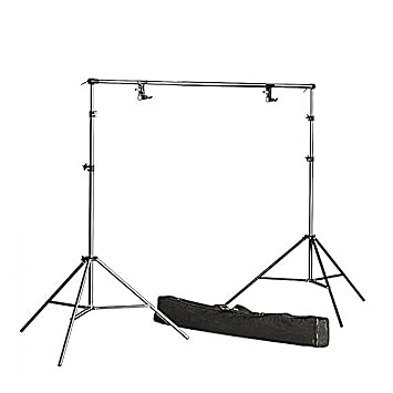 SD Products Photography Stand Kit (9ft x 9ft) Background Support System Kit Portable Foldable with Carry Bag