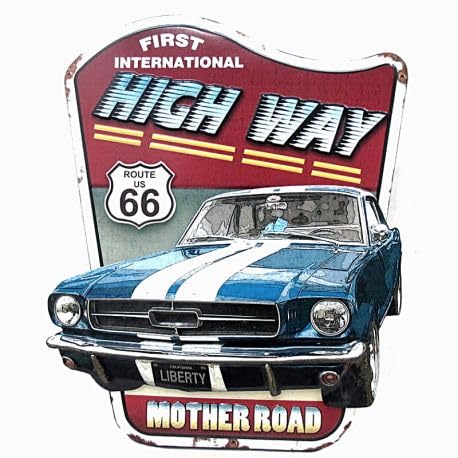 Plaque XL High Way Monde Féérique 73cm pour circuit de voitures miniatures