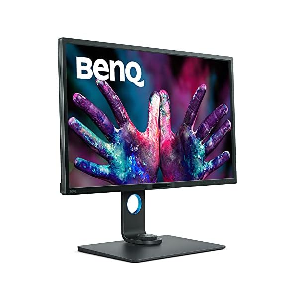 BenQ PD3200U - Monitor Profesional para Diseñadores de 32" 4K UHD (3840x2160, IPS, 100%Rec.709/sRGB, CAD/CAM, Hotkey Puk, HDMI, DP, USB, Altura Ajustable, Eye-care, antireflejos) - Negro /Gris - Image 3