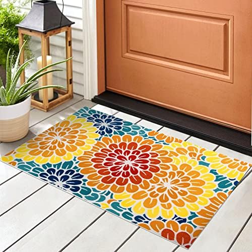 Taleta Sunshine Outdoor Large Rug, Durable Colorful Bubbles Garden Outside Area Rug for Outdoor Lawn PicnicsMulti,160*230cm