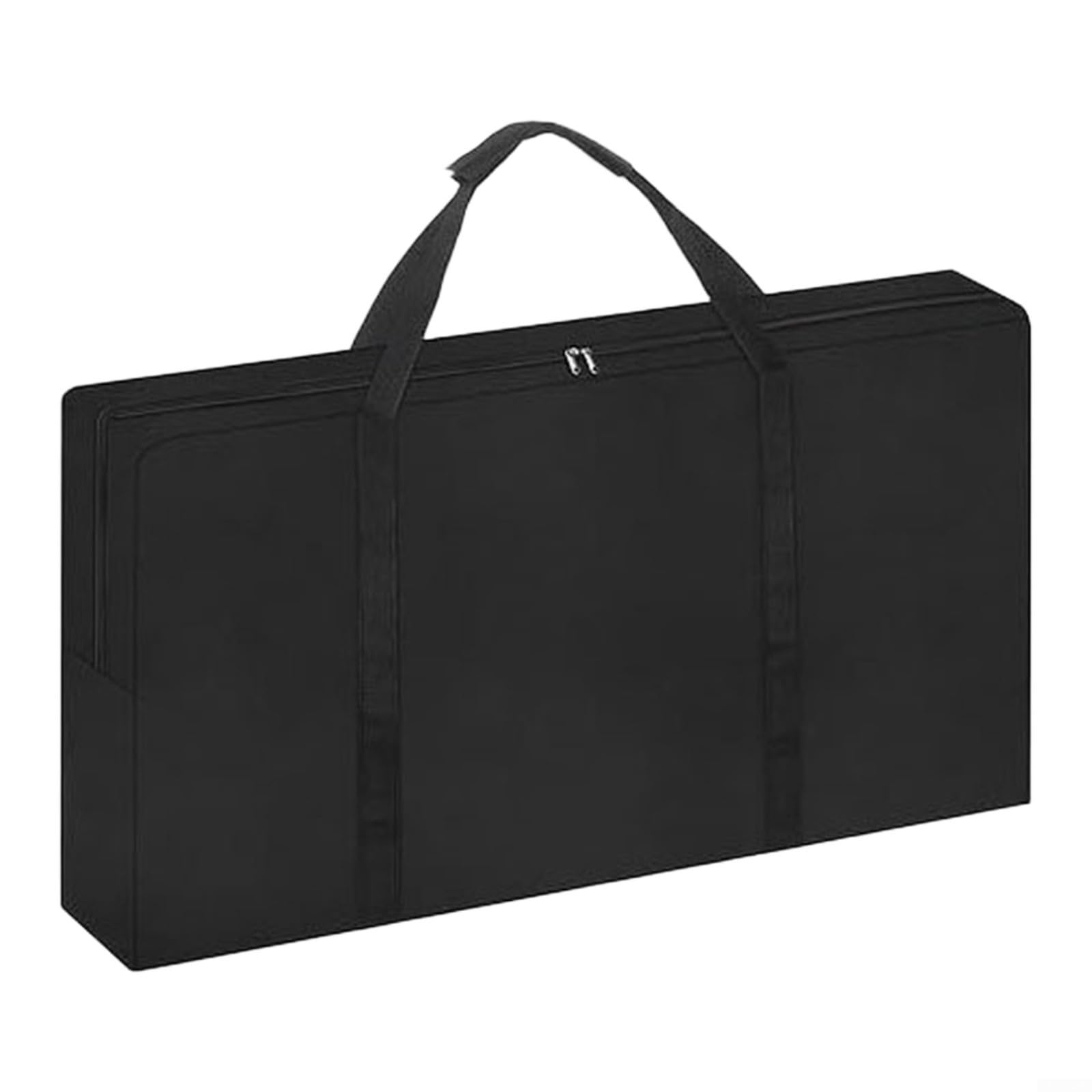DJ Booth Bolsa de transporte impermeable Oxford caja de almacenamiento para DJ Stand Table Booth 120x58x13cm a prueba de polvo resistente a los arañazos negro