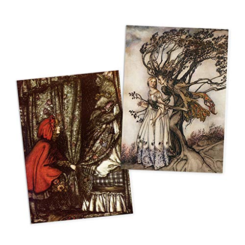 Strand Clothing Lot de 10 cartes postales vintage - Illustrations de conte de fées sirène – vue 4