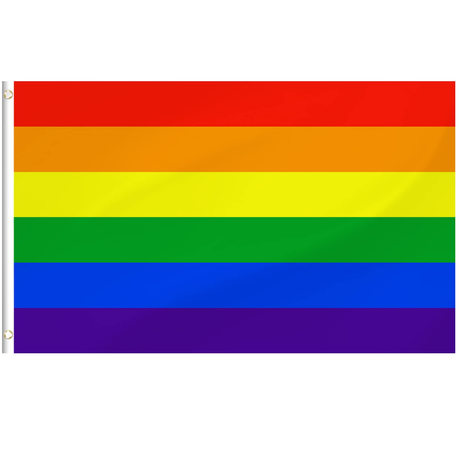 Henoyso 360 Spille Arcobaleno Per Gay Pride, 3,8 Cm, Metallo, Simbolo LGBTQ, Ideali Per Parate, Eventi E Feste A Tema - 3