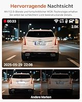 Oryzon 4K Dashcam mit 3,94" Bildschirm/Vorne & hinten/Autokamera mit 170° Weitwinkelansicht/Nachtsicht/Parküberwachung/G-Sensor–Loop-Aufnahme, ideal für sicheres Fahren (Autoladegerät) – Ansicht 5