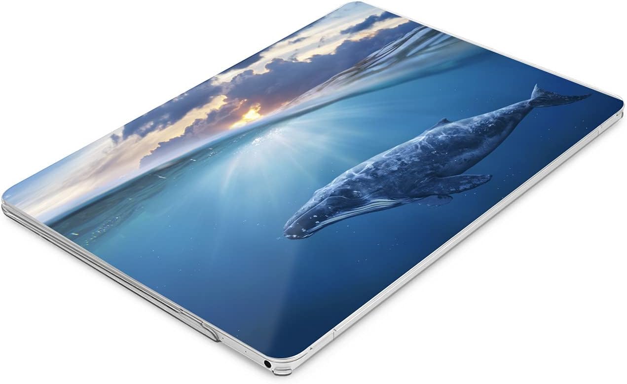 Hard Case Compatible for MacBook Pro 16 14 M3 M2 2023 M1 Pro 13 2022 Air 13 2021 Retina 2020 Mac 11 12 Underwater Laptop Trendy Cover Blue Animal Nature Design Whale Protective Print Ocean