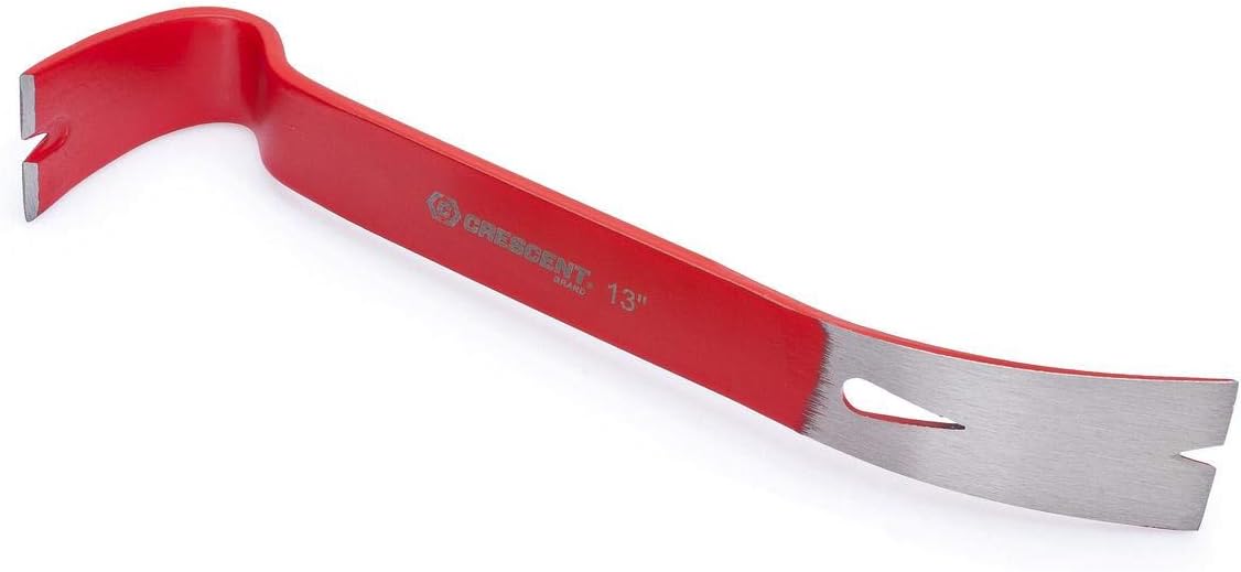 Crescent Flat Pry Bar , Red -FB13