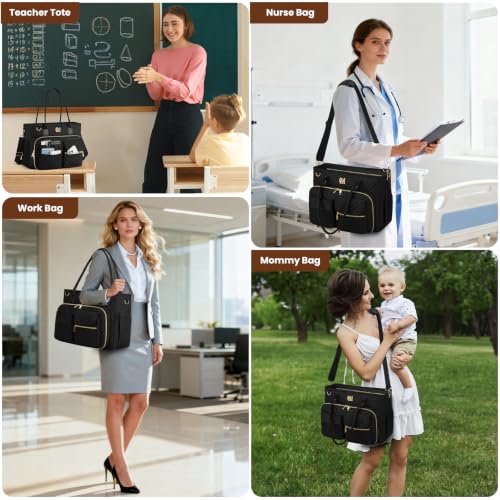 Bolso Tote para Mujer para Laptop y Trabajo 15.6 pulg miniatura 2