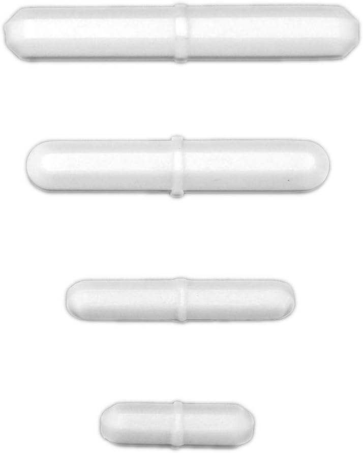 Magnetic Stir Bar Combo Pack, Large Sizes - 30mm, 45mm, 60mm & 70mm