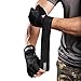Pseudois Weight Lifting Gloves with Integrated Wrist Wrap, Light Microfiber & Anti-Slip Silica Gel Grip Glove for Gym Workout, Crossfit, Weightlifting, Powerlifting, and Running—Pair