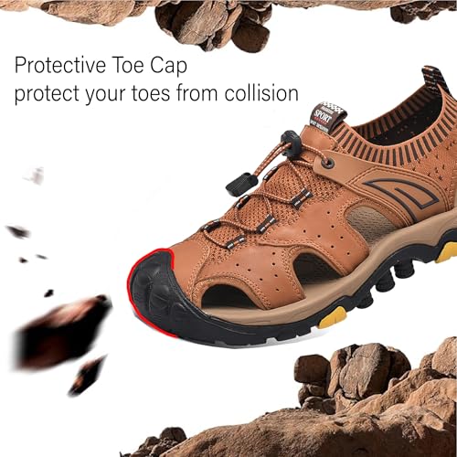 Asifn Men's Closed-toe Sandals For Outdoor Activities Beach Shoes Lightweight And Comfortable Fisherman Shoes Hiking And Casual Wear2