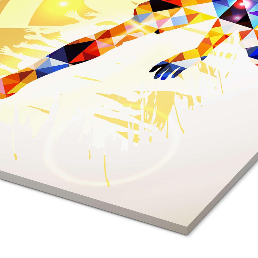 Posterlounge Fußballkonzept Acrylglasbild | 50 x 50 cm von TAlex Bunt Wandbilder Wanddeko