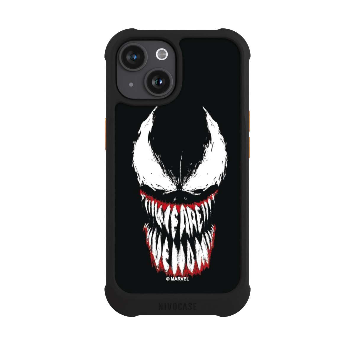 Custodia per Apple iPhone 15 Marvel Venom Prodotto ufficiale su licenza