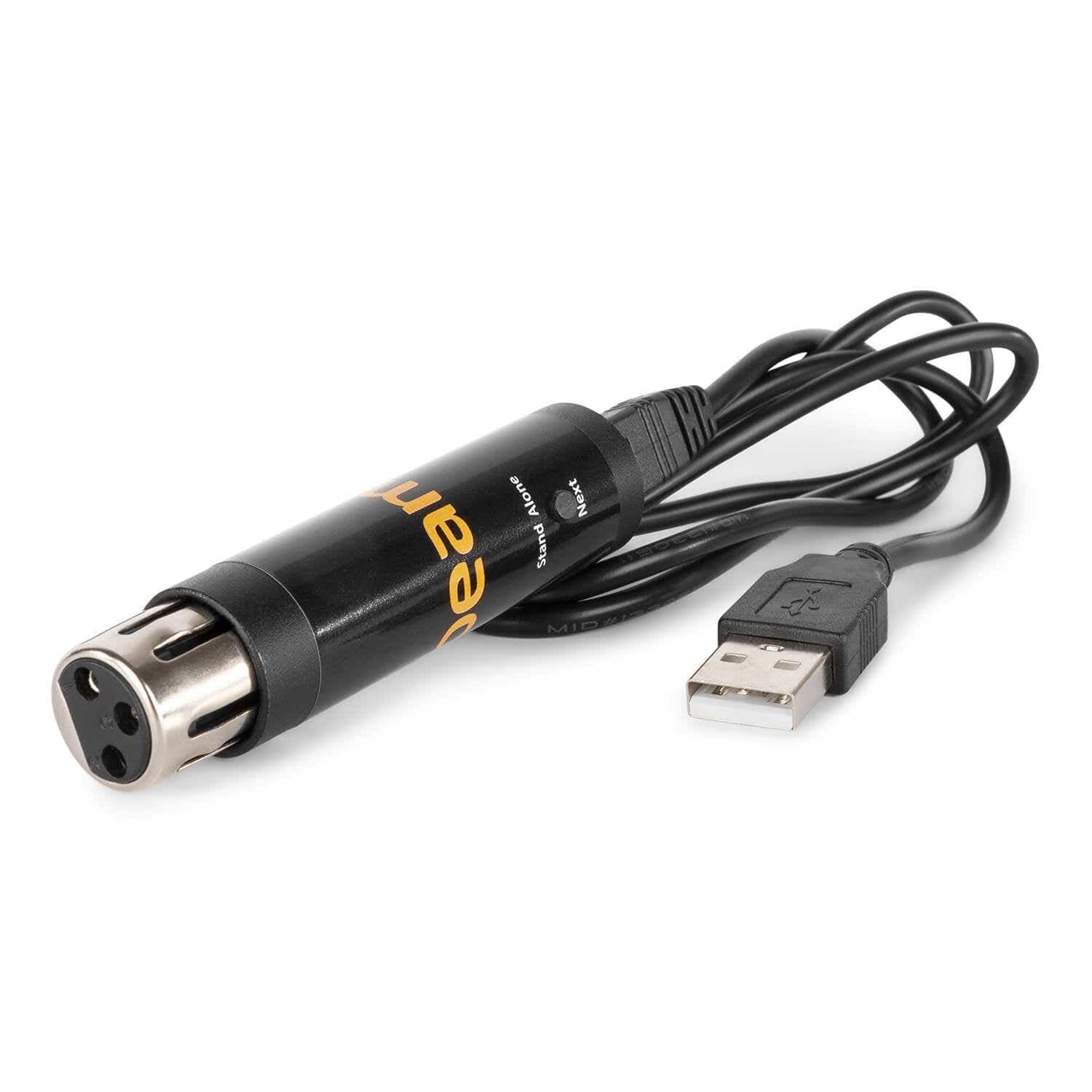 BeamZ Sushi-Z1 Interface DMX avec logiciels - Contrôleur d'éclairage DMX-USB, 128 Canaux, Idéal pour Contrôler Vos Jeux de Lumière en DMX Depuis Un Ordinateur ou Une Tablette