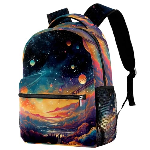 Sac à dos de voyage galaxie pour les sorties scolaires et vacances