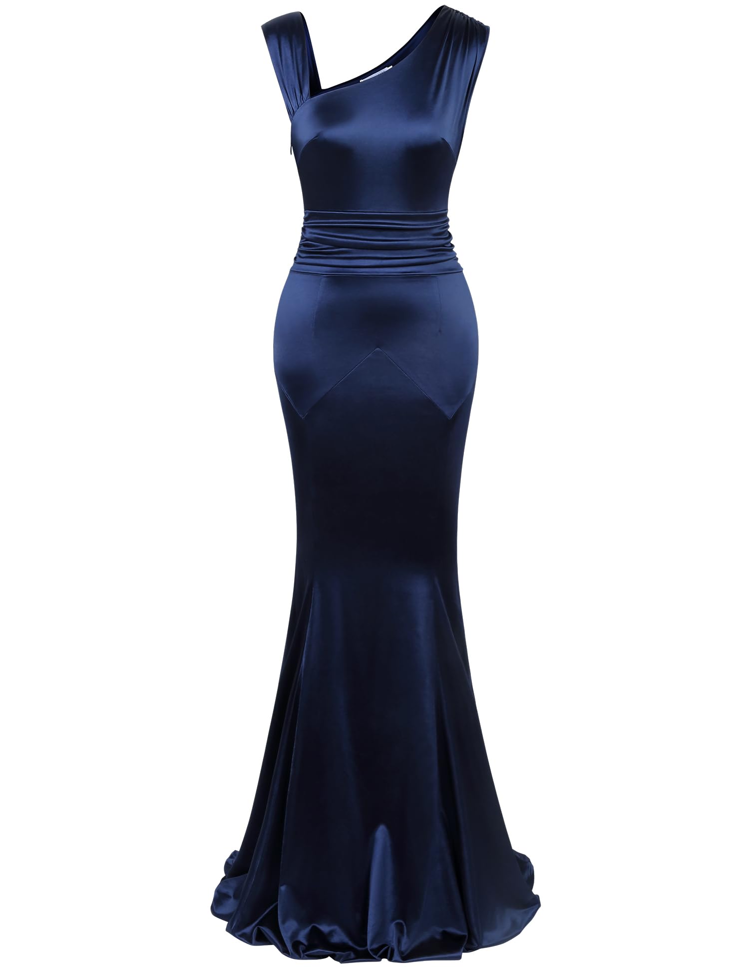 MUXXN Womens 1950s Vintage Sleeveless V Neck Mermaid Cocktail Evening Gowns Dresses