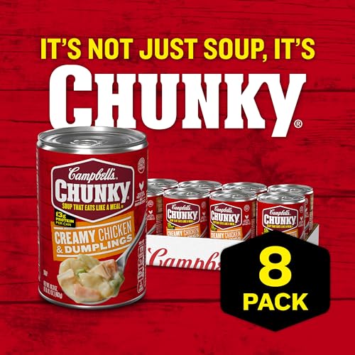 Campbell's Chunky Soup, Creamy Chicken and Dumplings Soup, 16.3 Oz Can (Case of 8) image 4