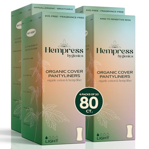 Hempress Ultra Thin Pads for Women, 36 Count, Feminine Care Organic Pads, Regular Flow Ultra Absorbent Cotton with Wings, Menstrual Sanitary Napkins, Fragrance Free, Skin Friendly & Breathable
