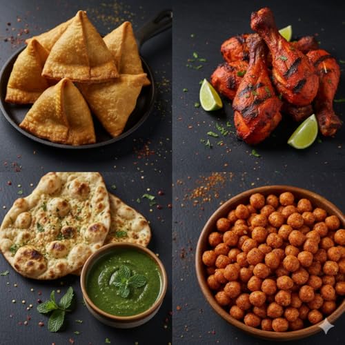 Authentic Indian Air Fryer Recipes: 30 High-Protein, Low-Oil Classics for Modern Healthy Cooking (English Edition)