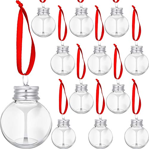Ampoules de bouteille d'eau de Noël transparentes et réutilisables - 2
